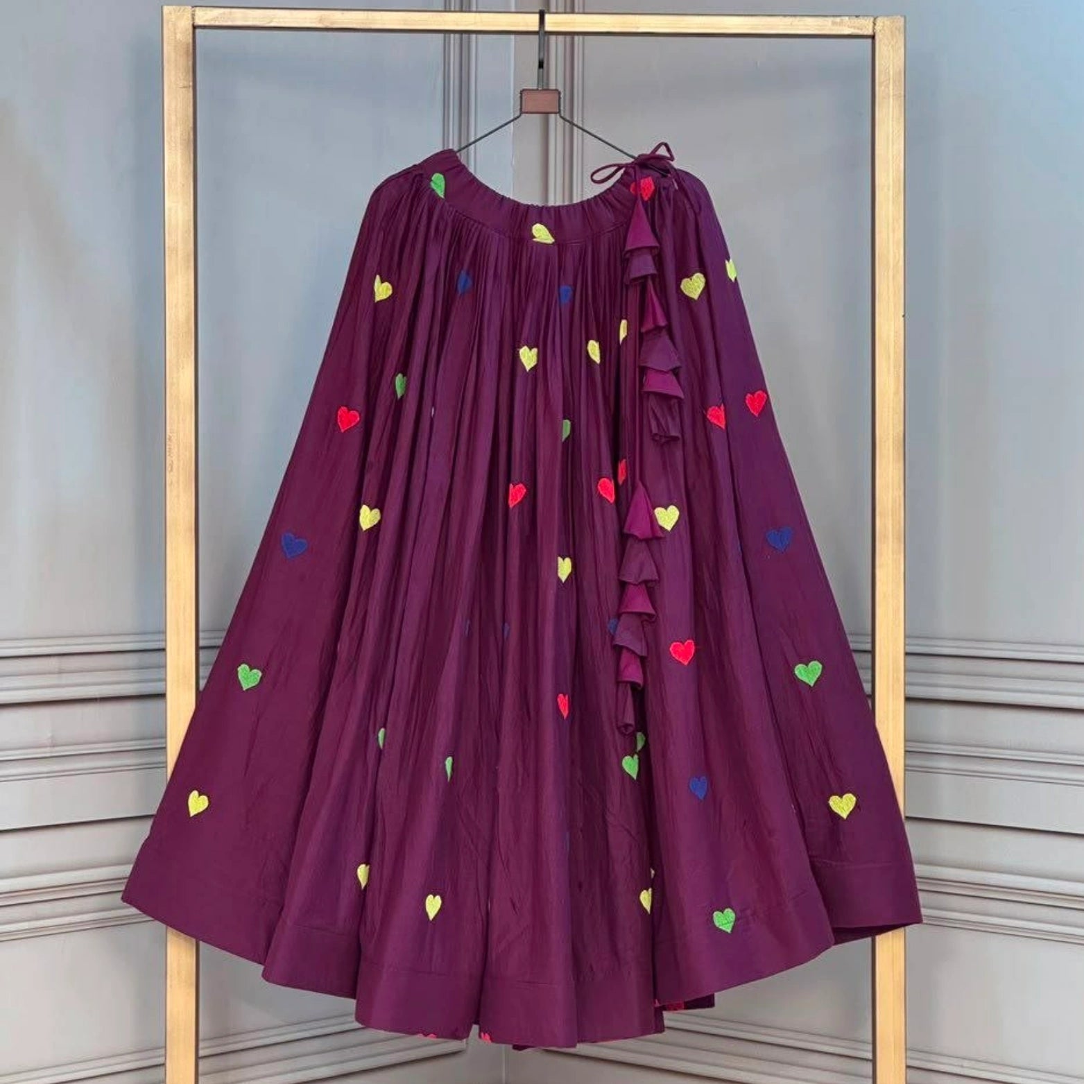 Rangoli Heartwork Cora Cotton Lehenga