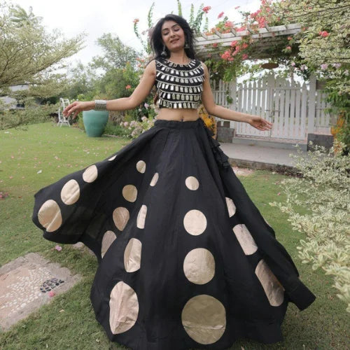 Sitara Gota Mirror Lehenga Set