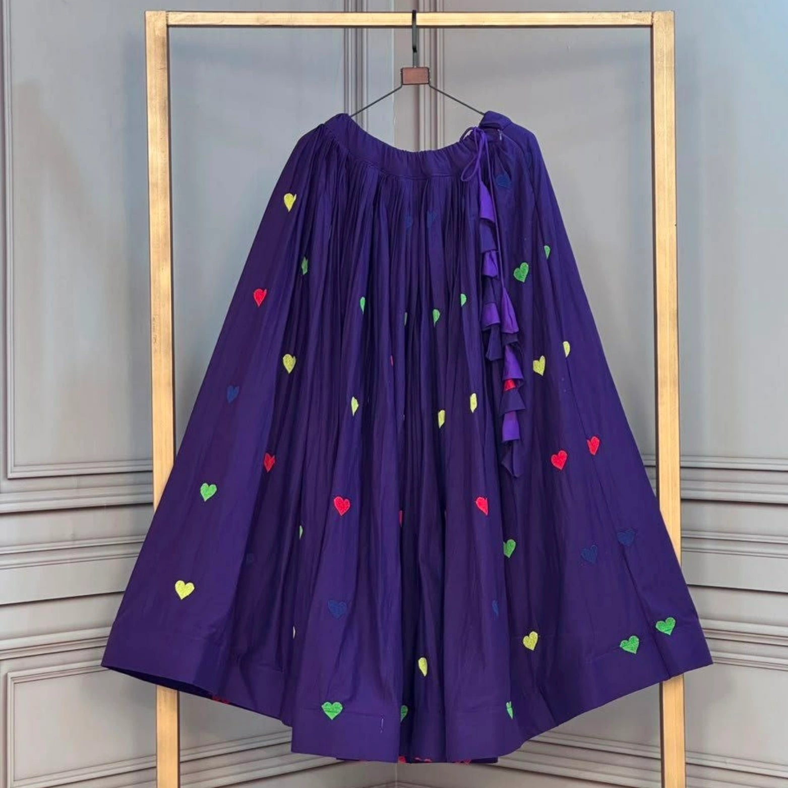 Rangoli Heartwork Cora Cotton Lehenga