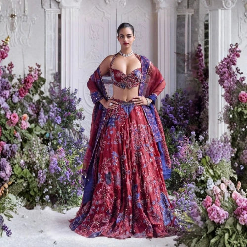 Raqs-E-Gul Lehenga Set