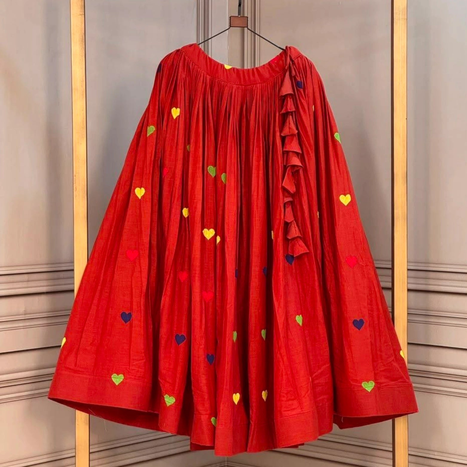 Rangoli Heartwork Cora Cotton Lehenga