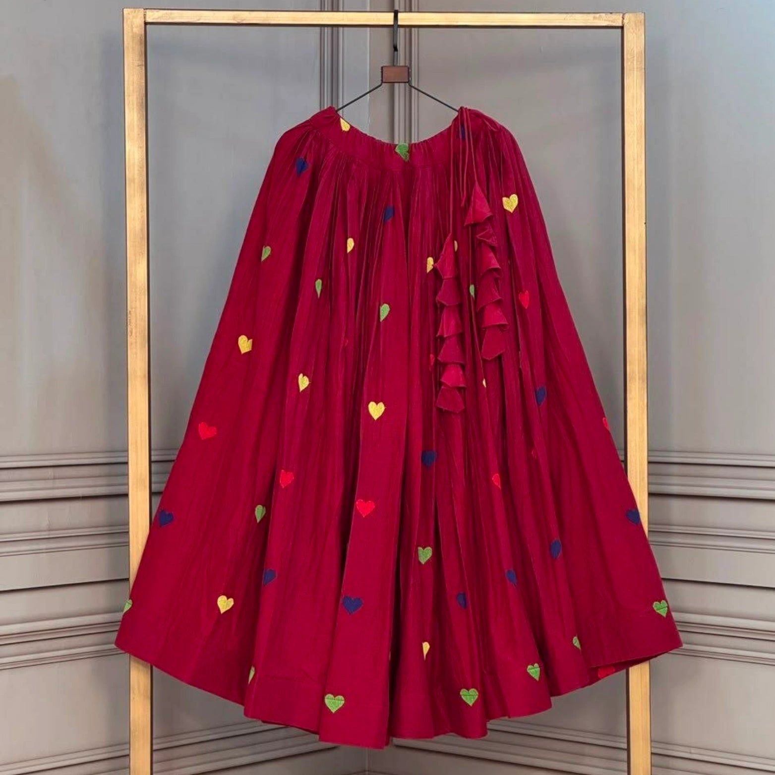 Rangoli Heartwork Cora Cotton Lehenga