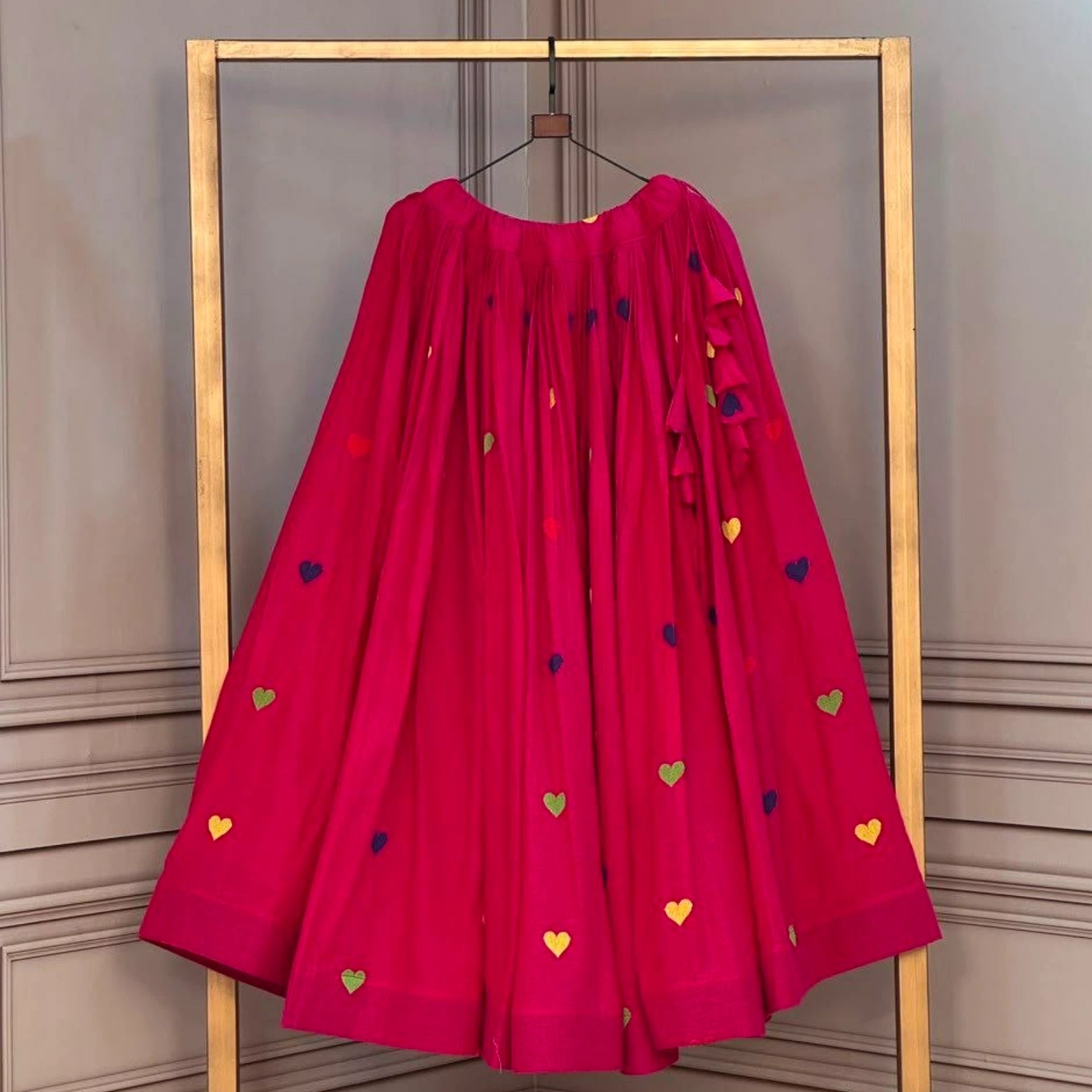 Rangoli Heartwork Cora Cotton Lehenga