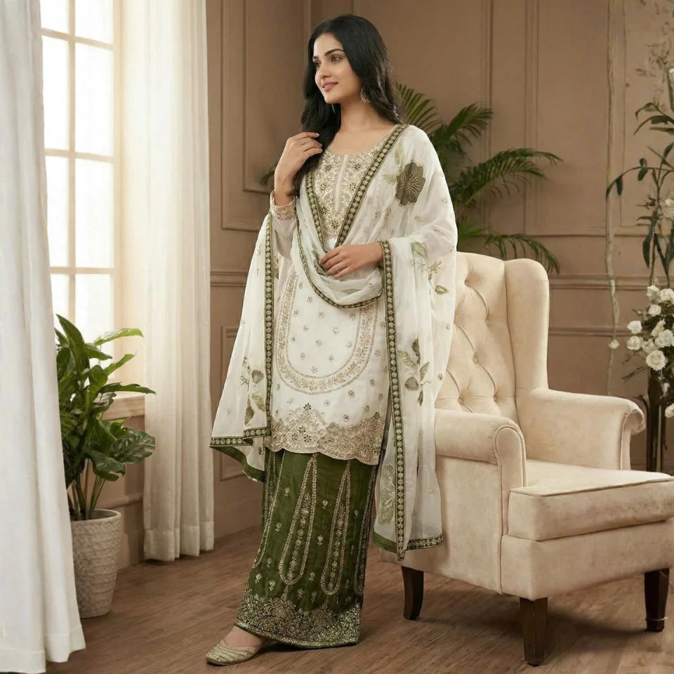 Aarohi GMY Silk Suit