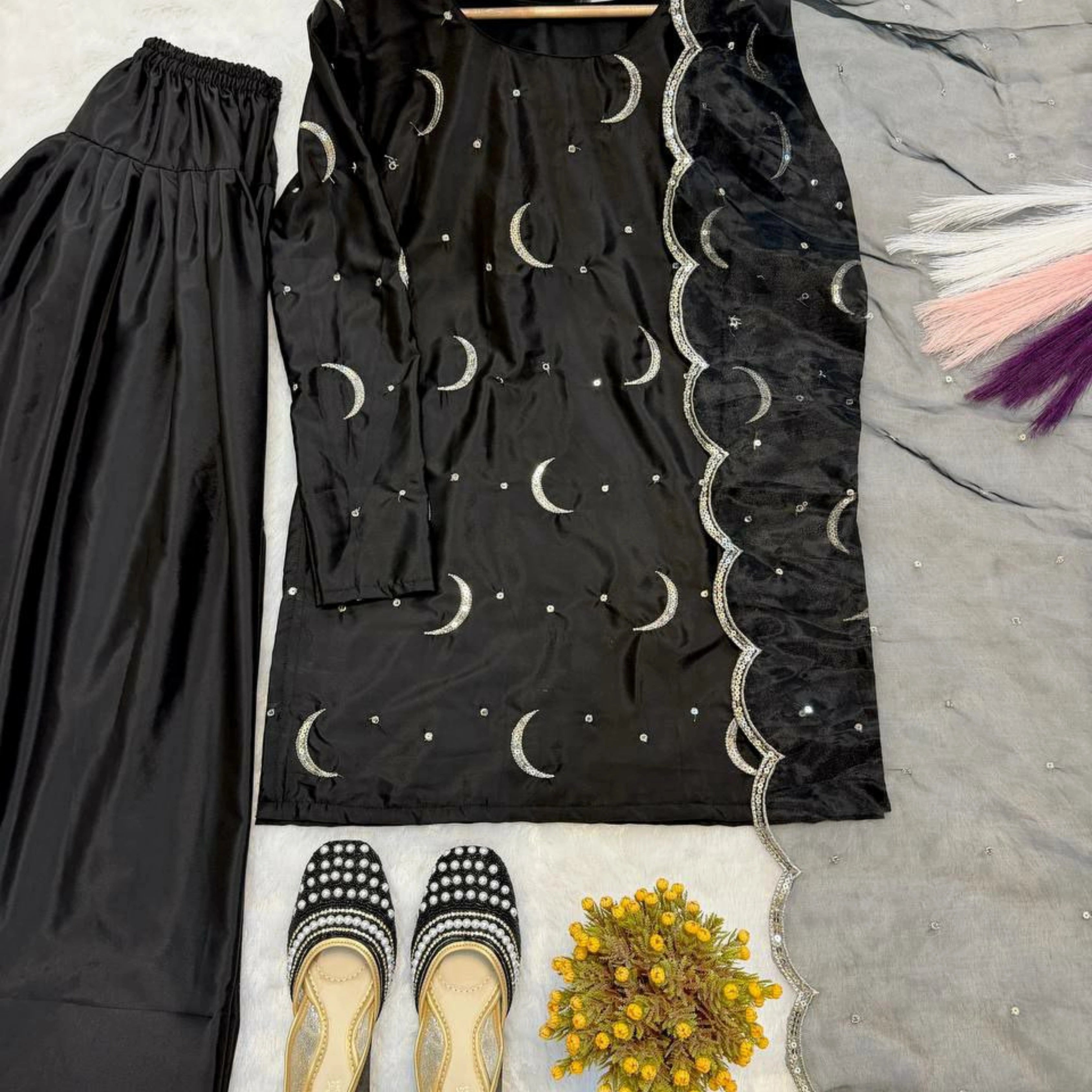 Silk Radiance Farshi Salwar Outfit