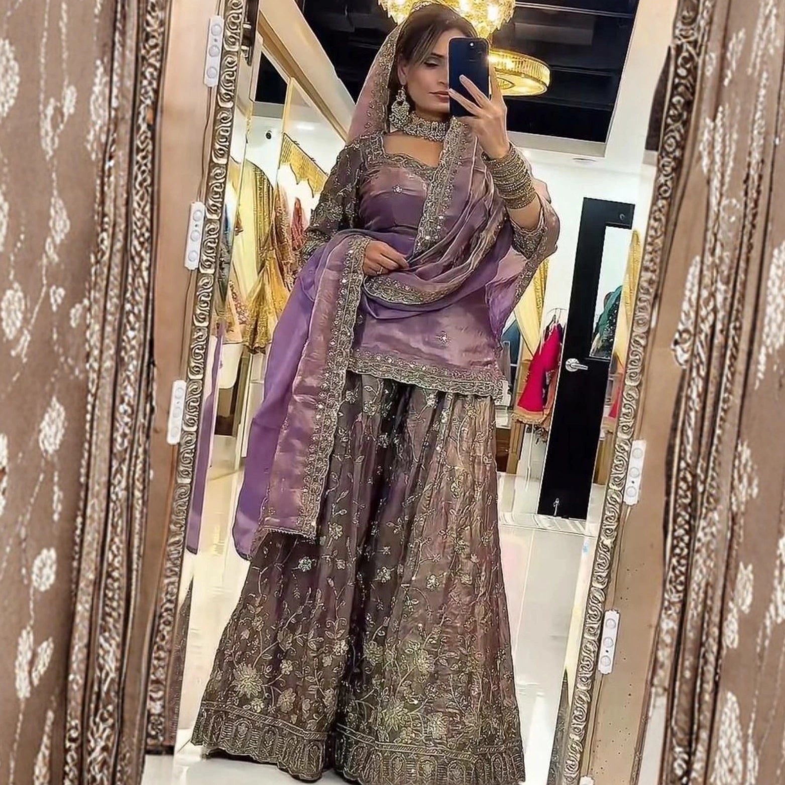 Zaria Silk Palazzo Set