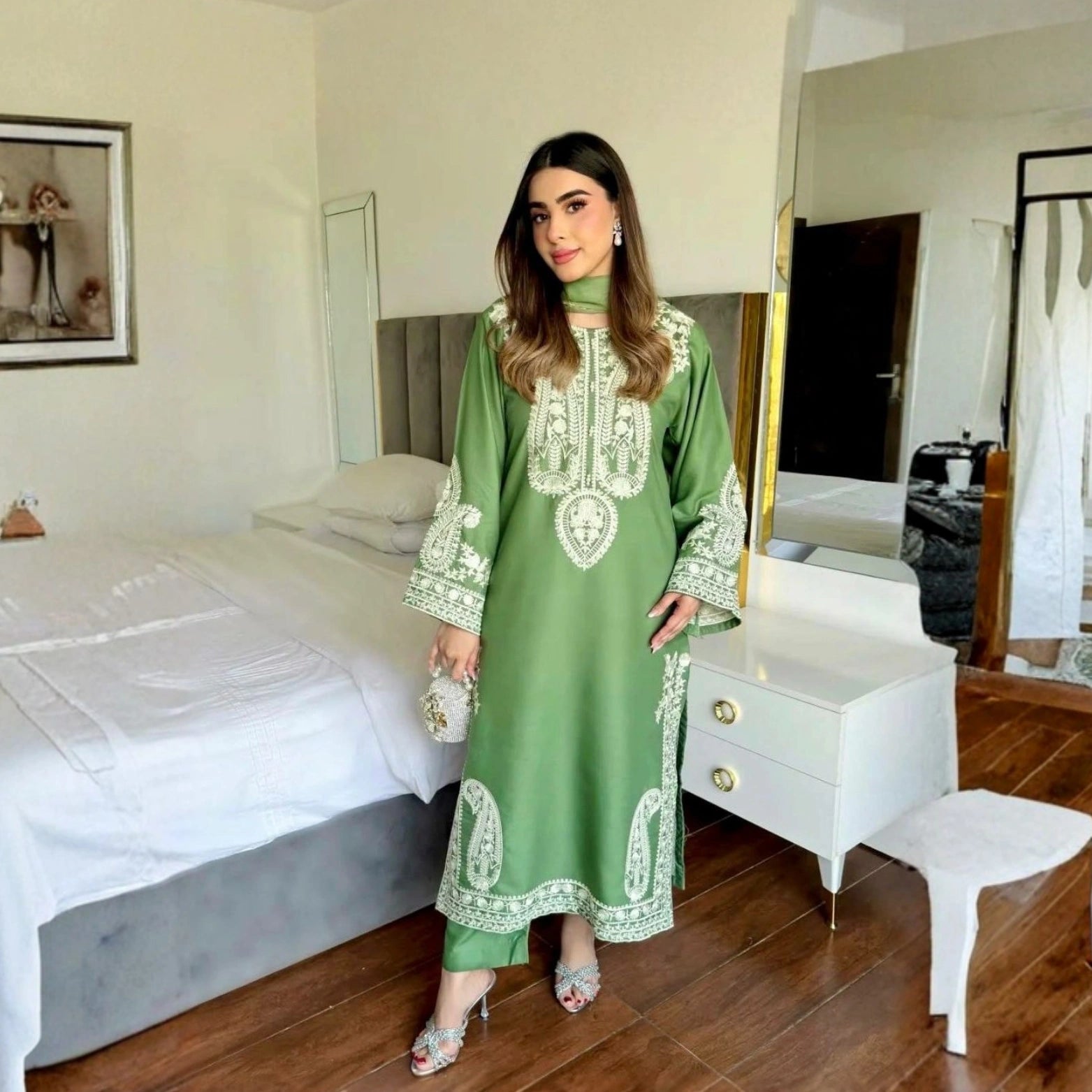 Noor Belle Organza Suit Set
