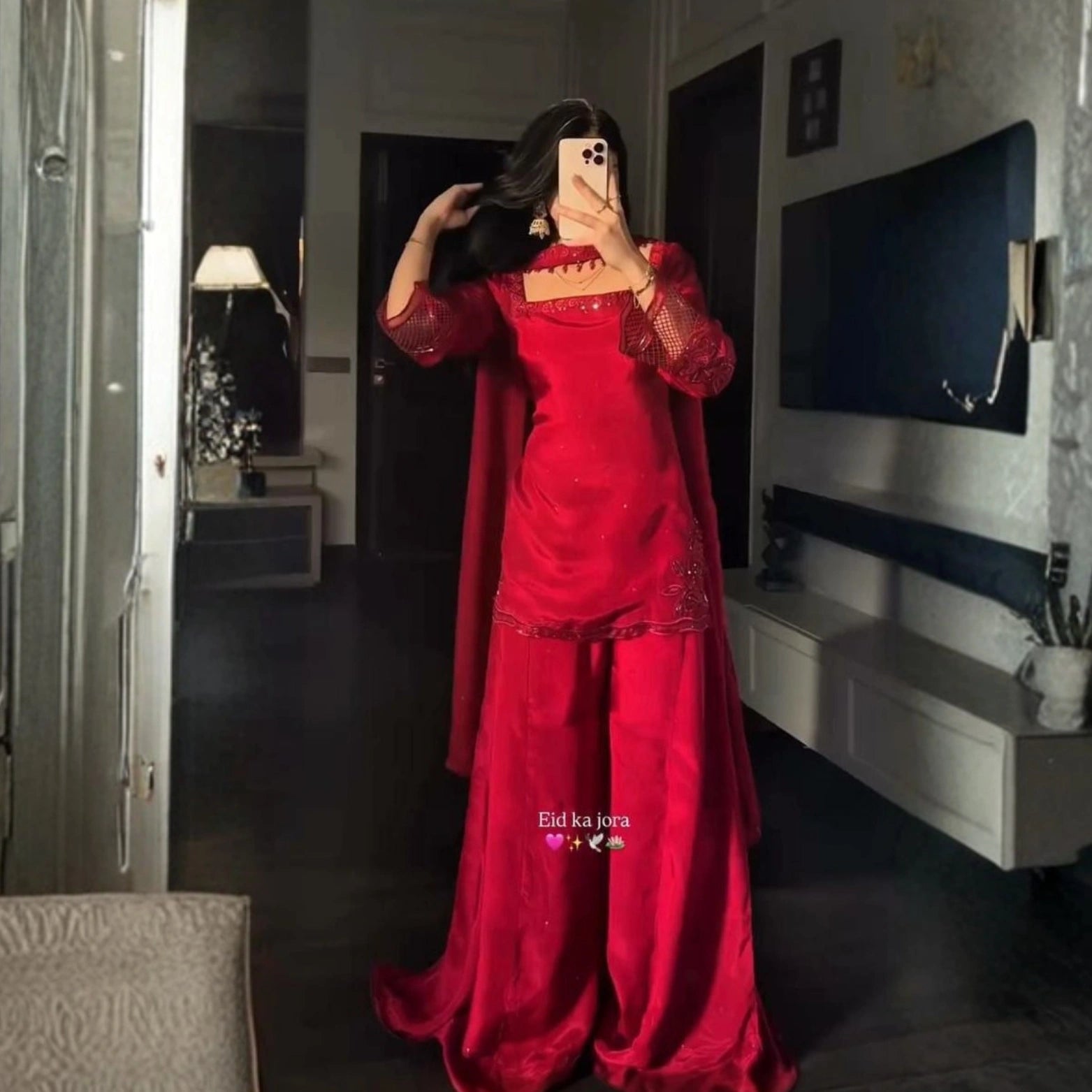 Ruby Noor Sharara Set
