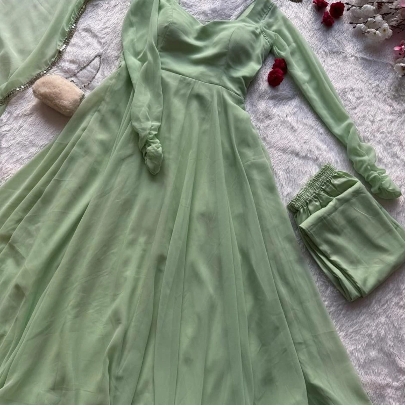 Mehera Flared Anarkali Set