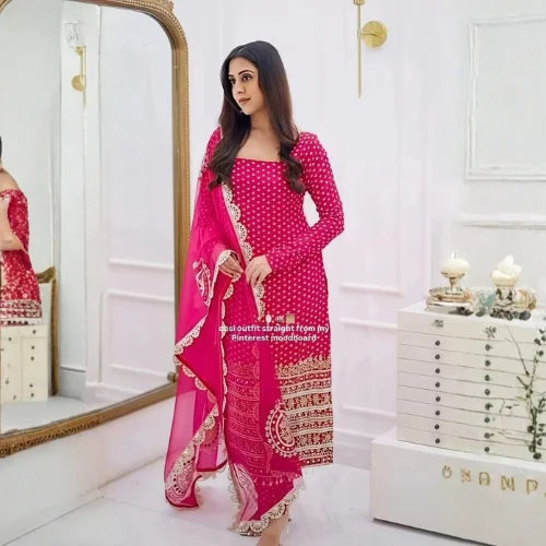 Gulnaar Digital Print Palazzo Set
