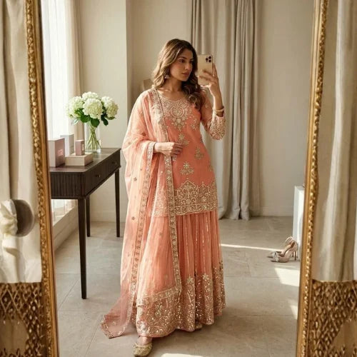 Nooraya Organza Sharara Set