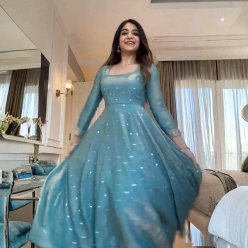 Anarkali Fendy Silk Set