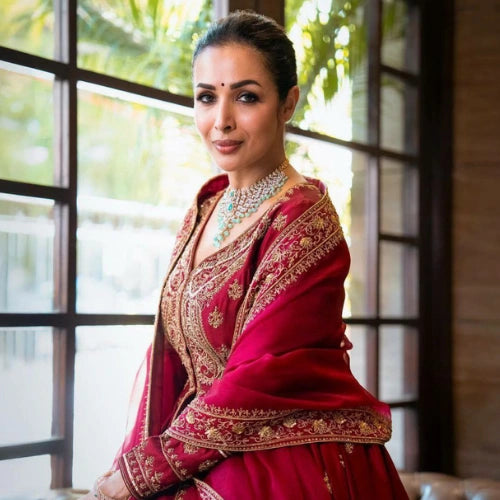 Chinon Silk Gown Plazzo