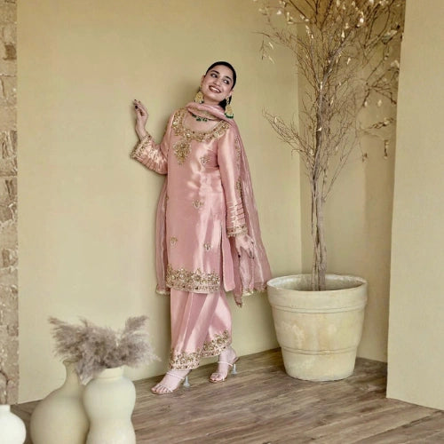 Tara Natural Silk Suit