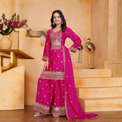 Ziya Chinon Sharara Suit