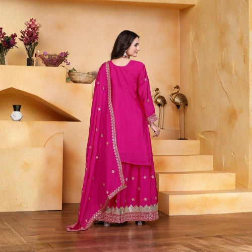 Ziya Chinon Sharara Suit