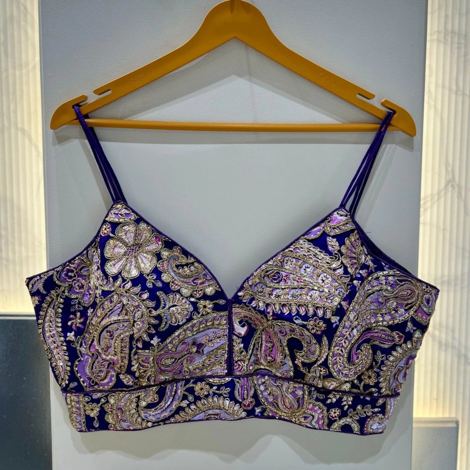 Heavy Viscose Crepe Silk Party Wear Blouse