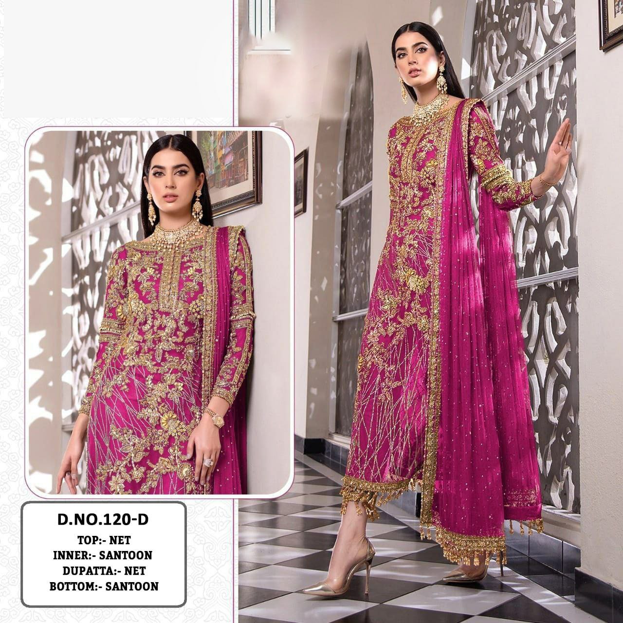 Royal Net Diamond Embroidered Salwar Suit