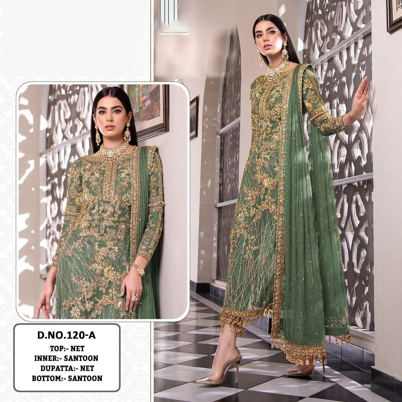 Royal Net Diamond Embroidered Salwar Suit