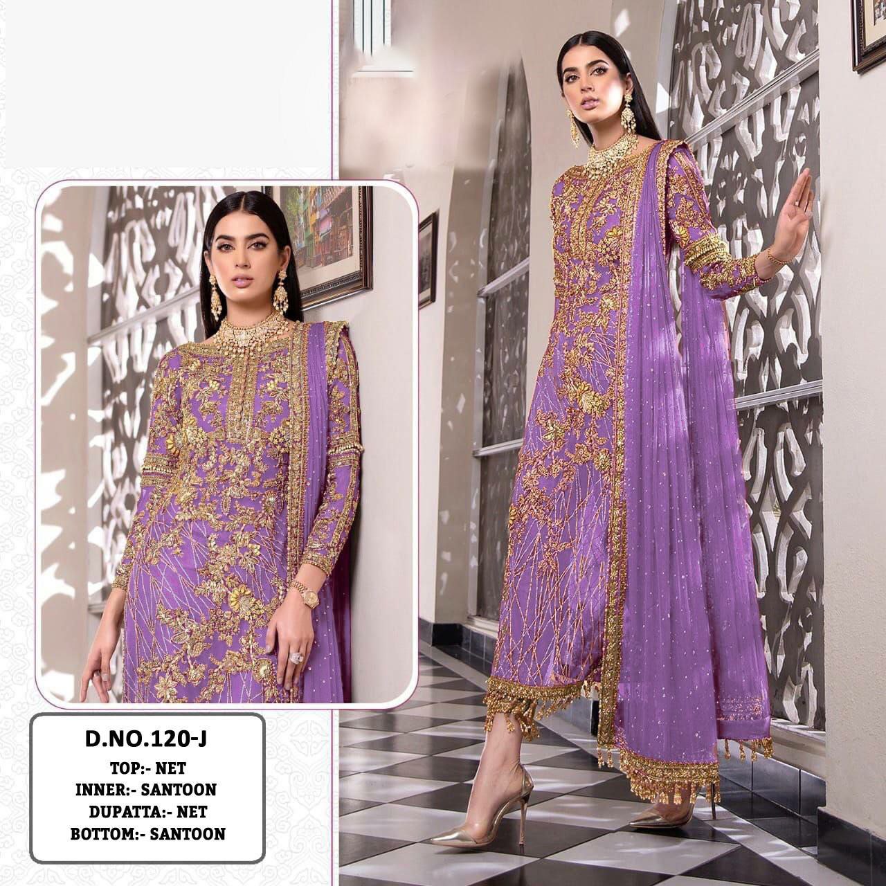 Royal Net Diamond Embroidered Salwar Suit