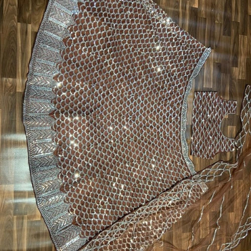 Premium Net Sequins Lehenga Set