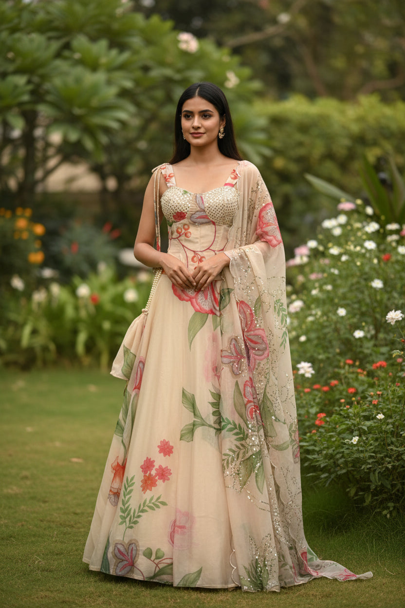Blossom Whisper Lehenga Set