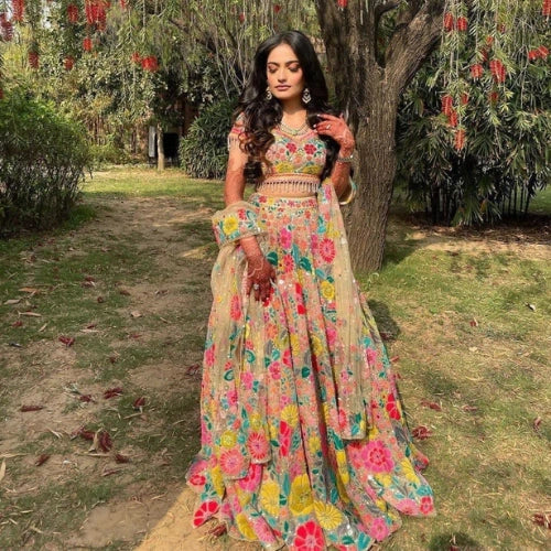 Gulnaar Garden Lehenga Set