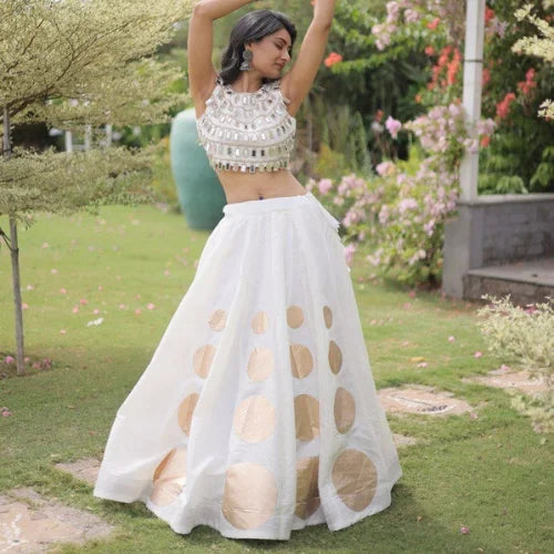 Sitara Gota Mirror Lehenga Set