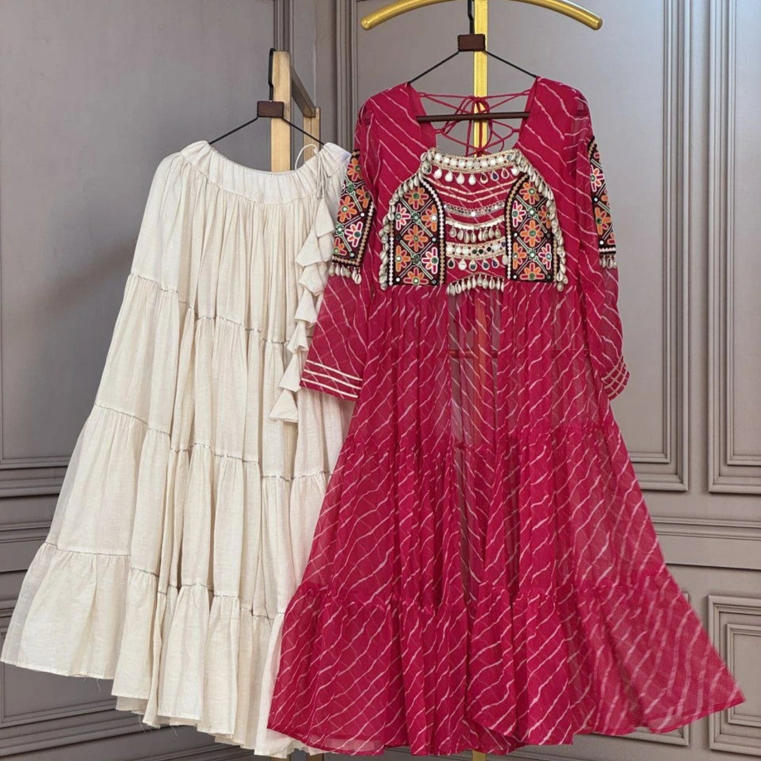Gulabo Laheriya Kutchi Garba Set