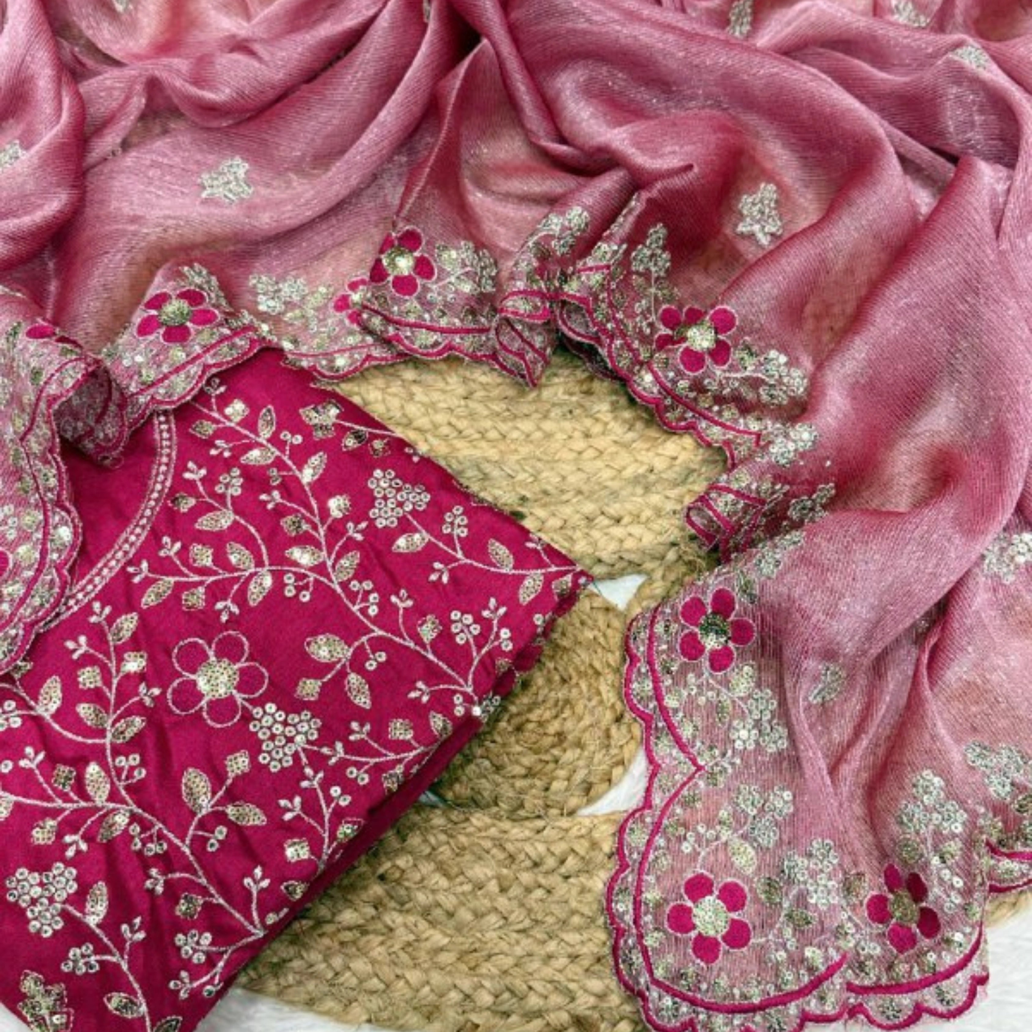 Royal Sitara Silk Embroidered Designer Saree