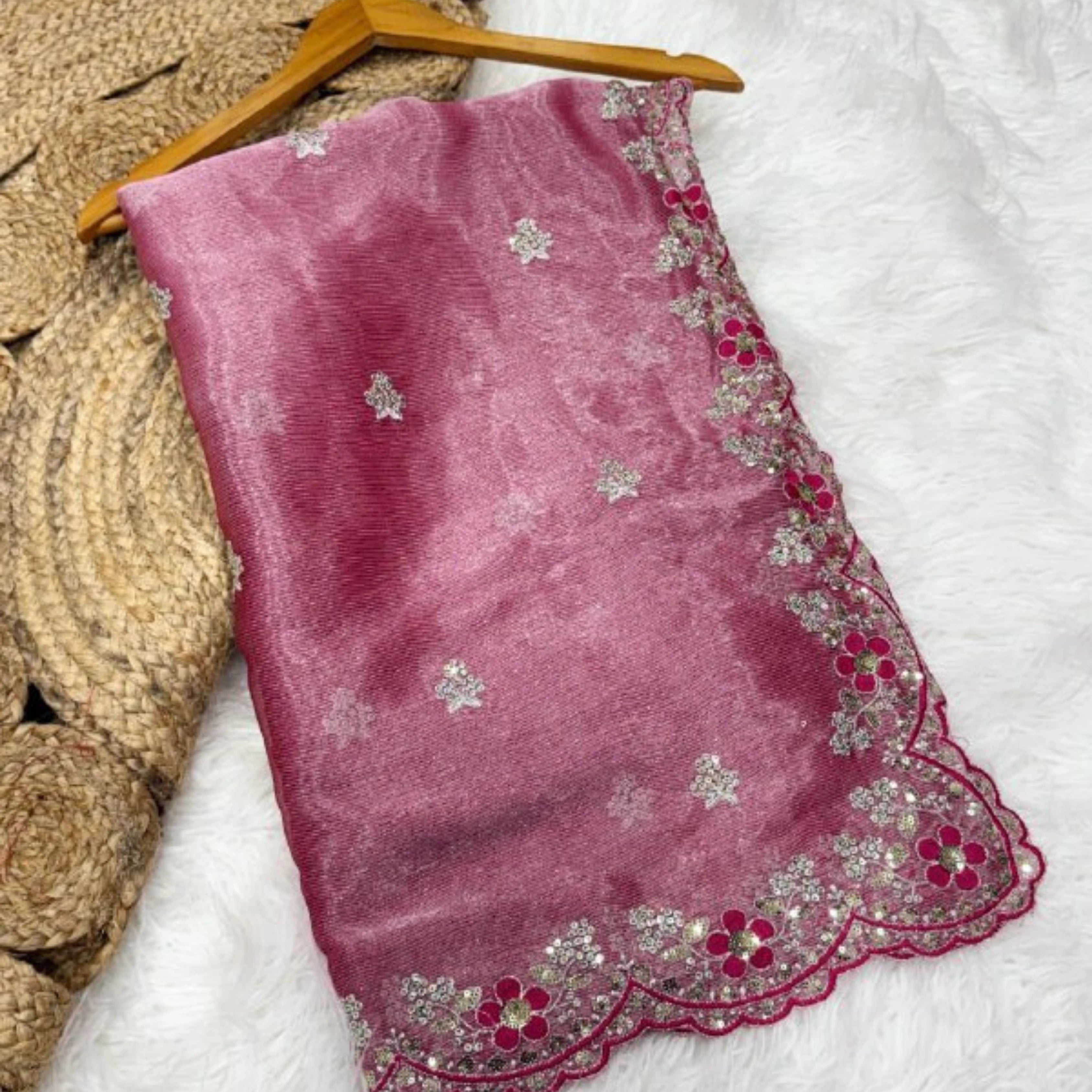 Royal Sitara Silk Embroidered Designer Saree