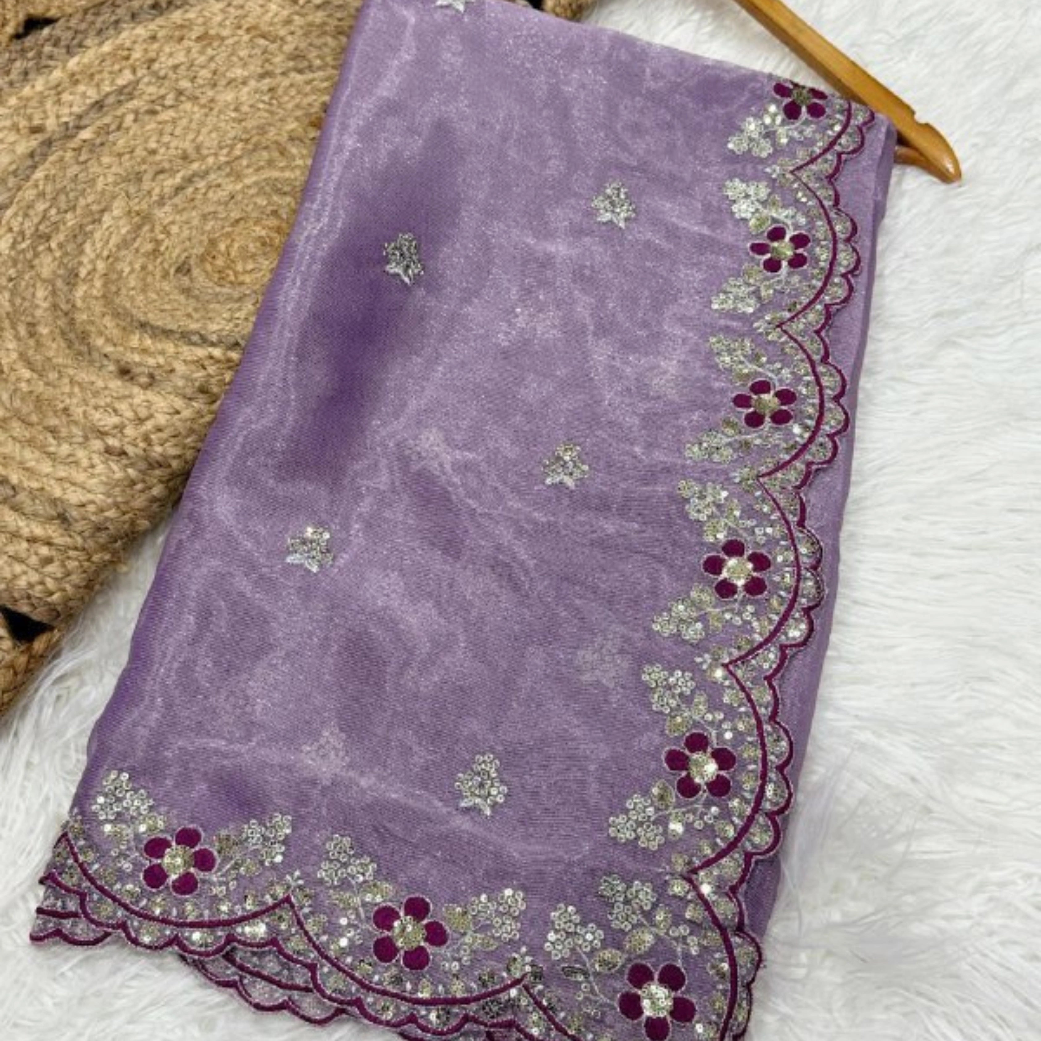 Royal Sitara Silk Embroidered Designer Saree