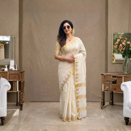 Devanshi Temple Weave Saree