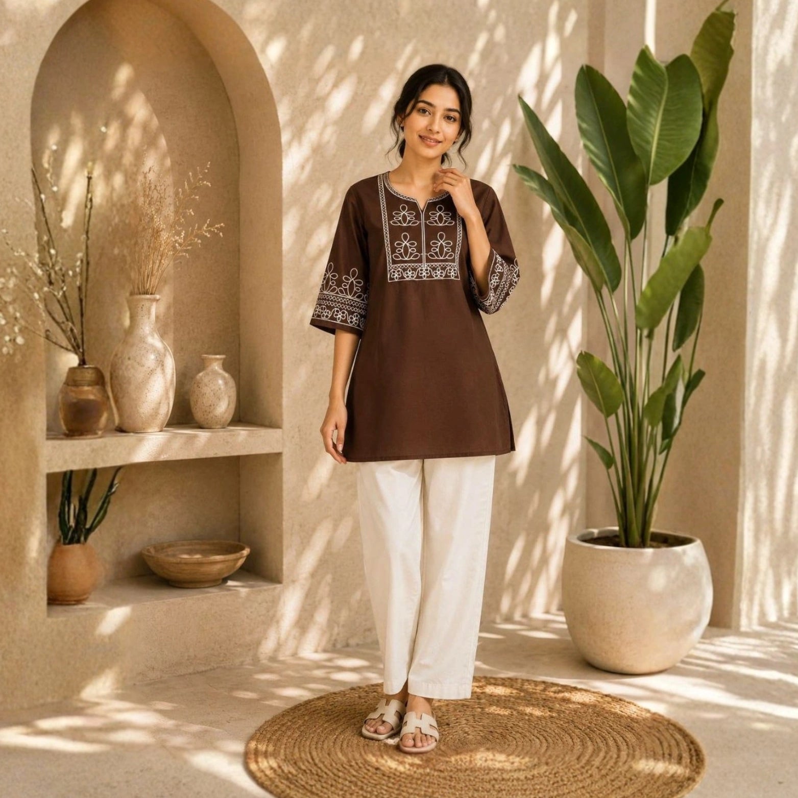 Premium Salab Cotton Kurta & Palazzo Set
