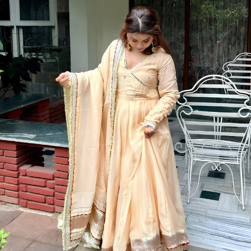 Meher Mirrorwork Anarkali Set